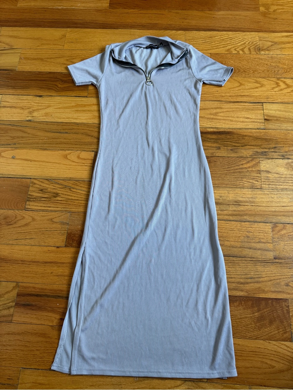 PRETTYLITTLETHING Ribbed Midi Dress